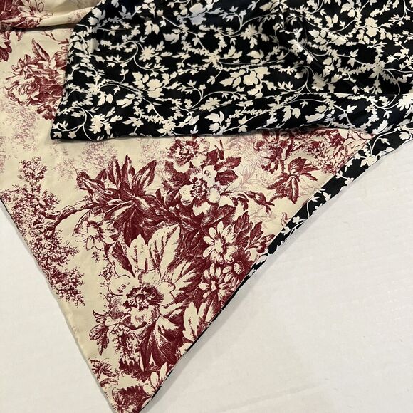 Tracy James Collection Sz M/L Stella Reversible Belted Midi Dress Long Sleeve - Picture 14 of 14